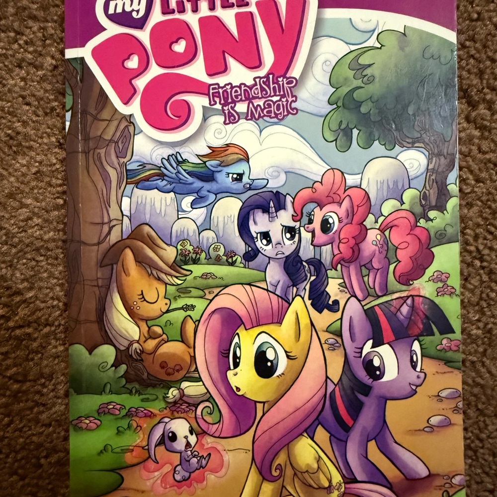 My Little Pony Adventure Comic with Vibrant Colors